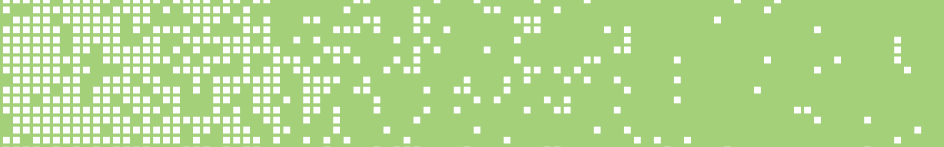 rectangle pixelated image of green and white