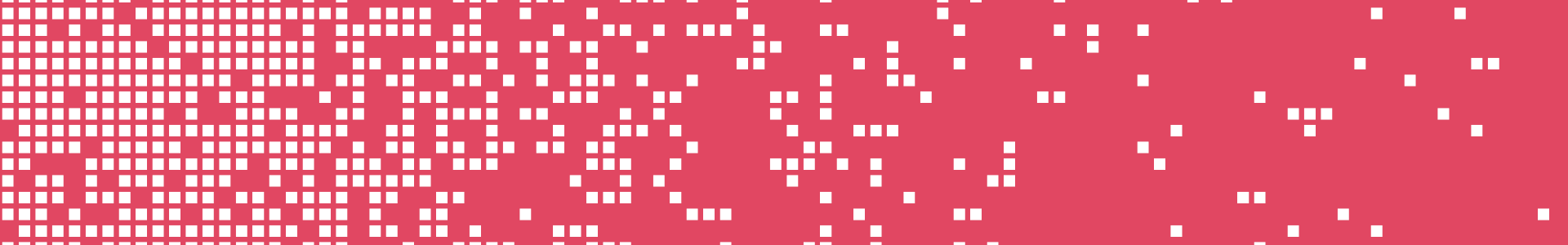 rectangle pixelated image of red and white