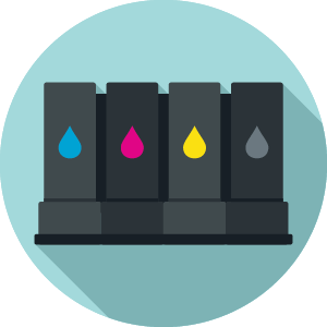 animation image of inkjet cartridges